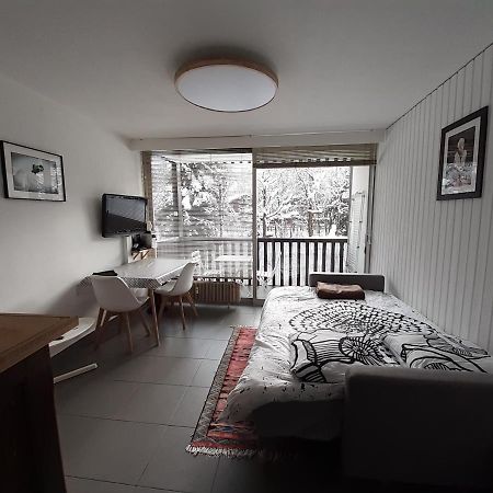 Studio Quartier Calme Centre Ville Vue Mont Blanc Chamonix Exterior foto