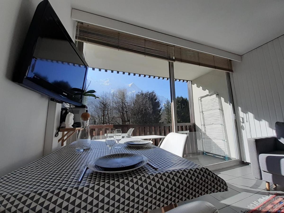 Studio Quartier Calme Centre Ville Vue Mont Blanc Chamonix Exterior foto